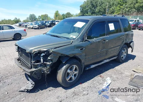 2006 Honda Pilot Ex-L z USA, uszkodzony, nr VIN 5FNYF18716B017277